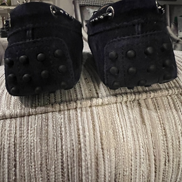 Tod's Navy Blue Loafer with Bow Detail - Picture 4 of 8